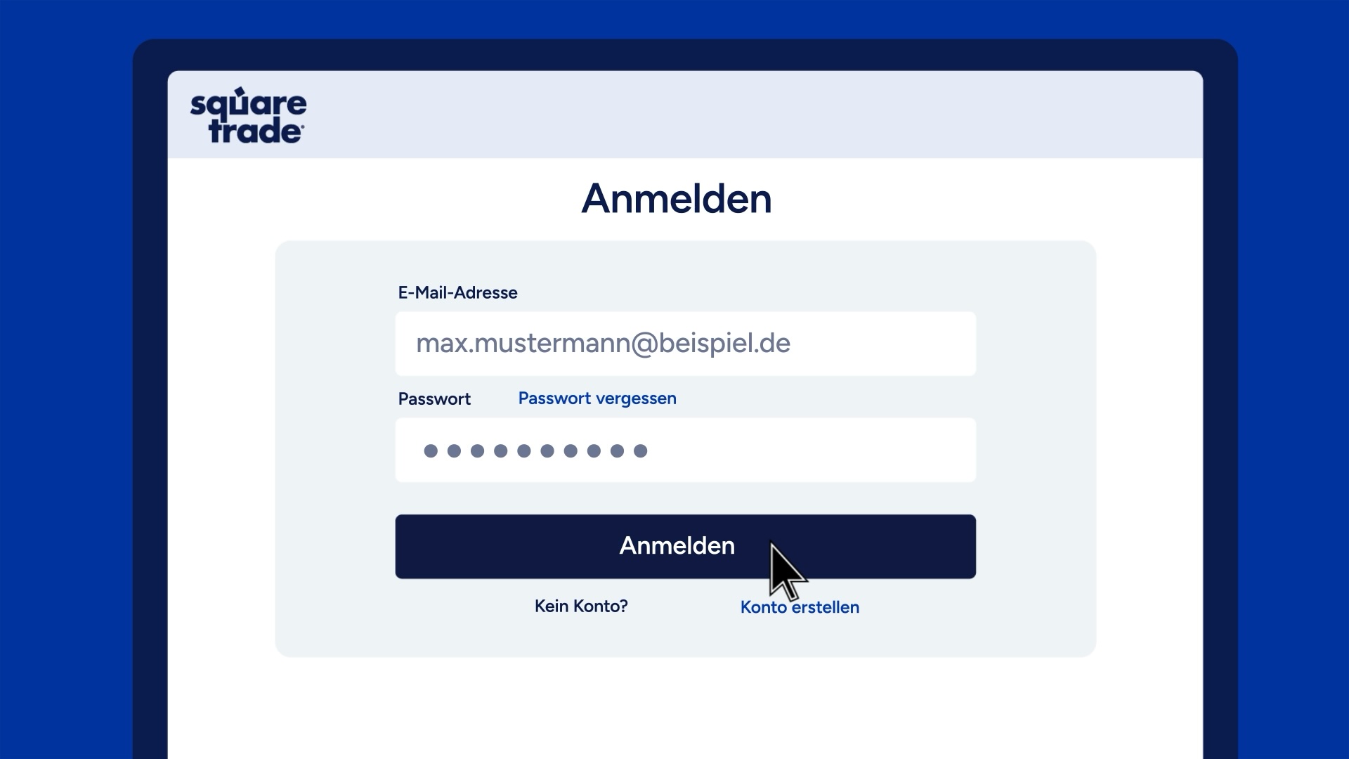 Screenshot von Schritt 1